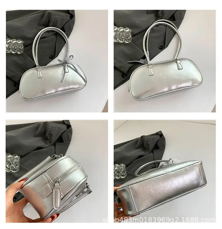 Light Blue Bow Handbag for Women 2024 New Style — feature 8