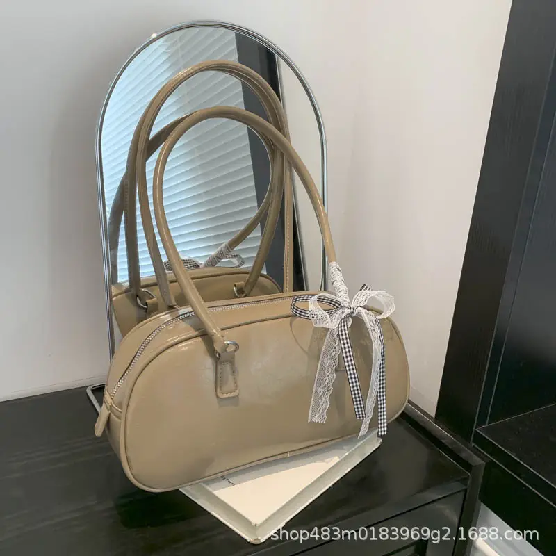 Light Blue Bow Handbag for Women 2024 New Style - Image 5