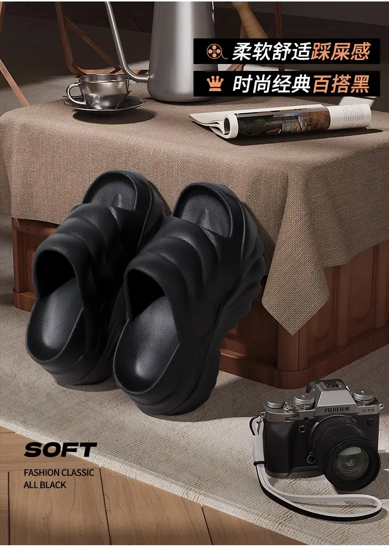 Women's White Airless Heel Slippers with Warmth — feature 25