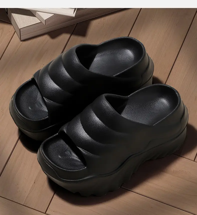 Women's White Airless Heel Slippers with Warmth — feature 36