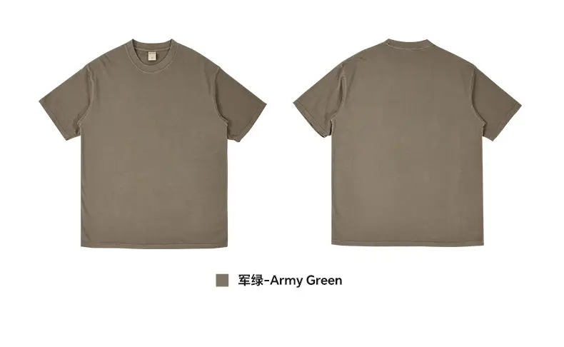 Men's 280g Heavyweight Fried Salt T-Shirt Black — feature 29