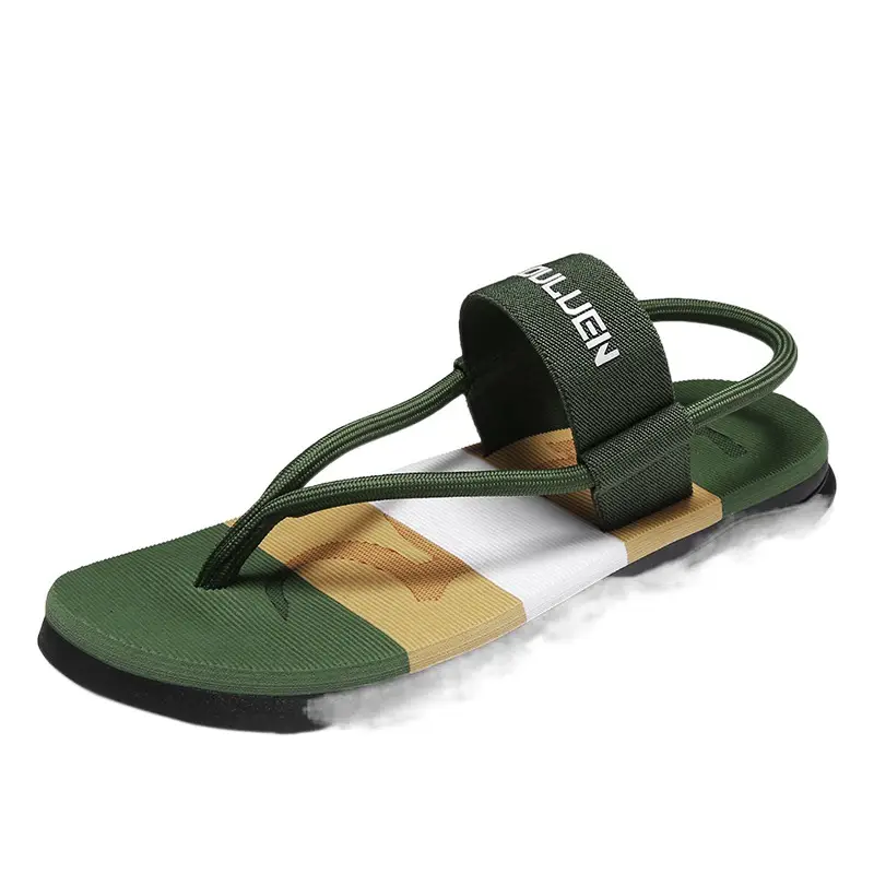 Fujian manufacturers cross-border summer new beach flip-flops men's fashion outdoor men's thick-soled sandals foreign trade cool