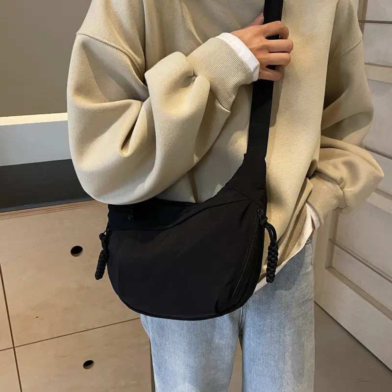 Olive Green Women's Canvas Shoulder Bag Large Capacity — feature 18