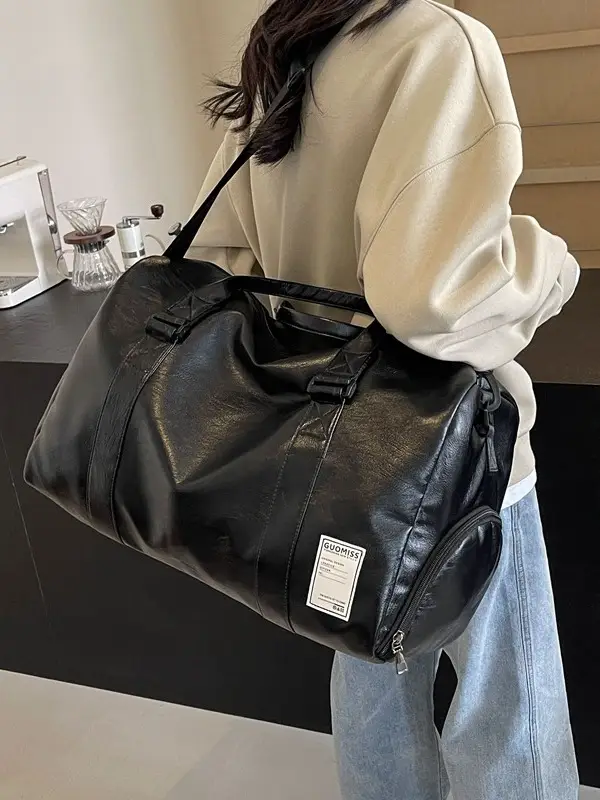 Retro Crossbody Bag for Women Brown Leather Travel Bag