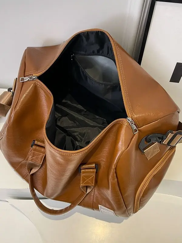 Retro Crossbody Bag for Women Brown Leather Travel Bag