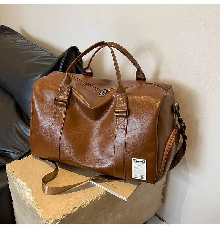 Retro Crossbody Bag for Women Brown Leather Travel Bag — feature 16