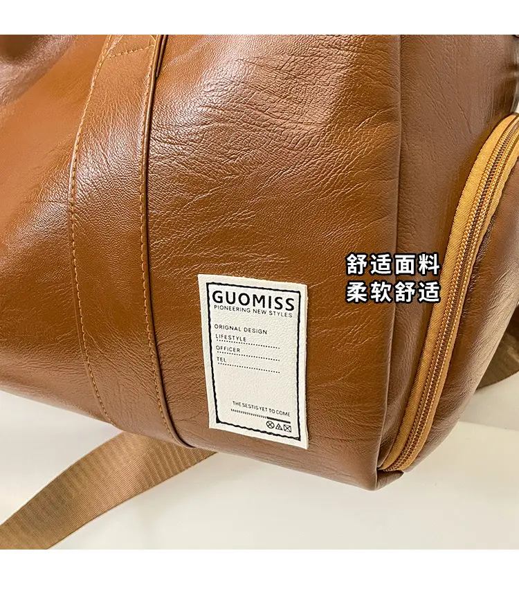 Retro Crossbody Bag for Women Brown Leather Travel Bag — feature 3