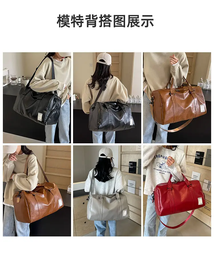 Retro Crossbody Bag for Women Brown Leather Travel Bag — feature 8