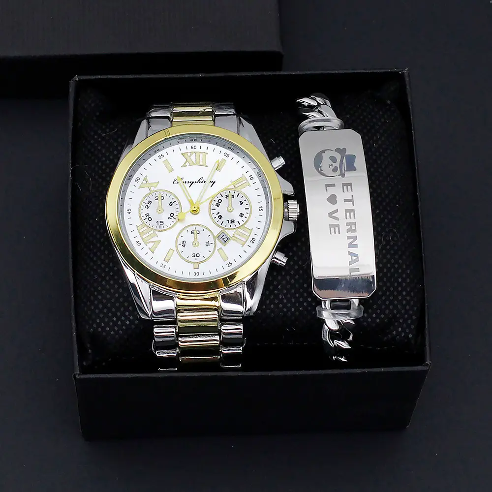 Couple Stainless Steel Quartz Watches for Men Women - Image 4