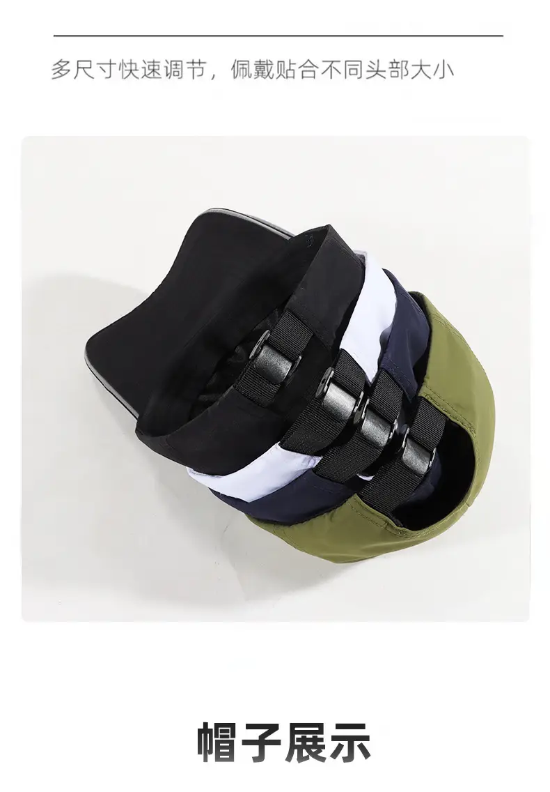 Waterproof Black Baseball Cap 7-Piece — feature 10