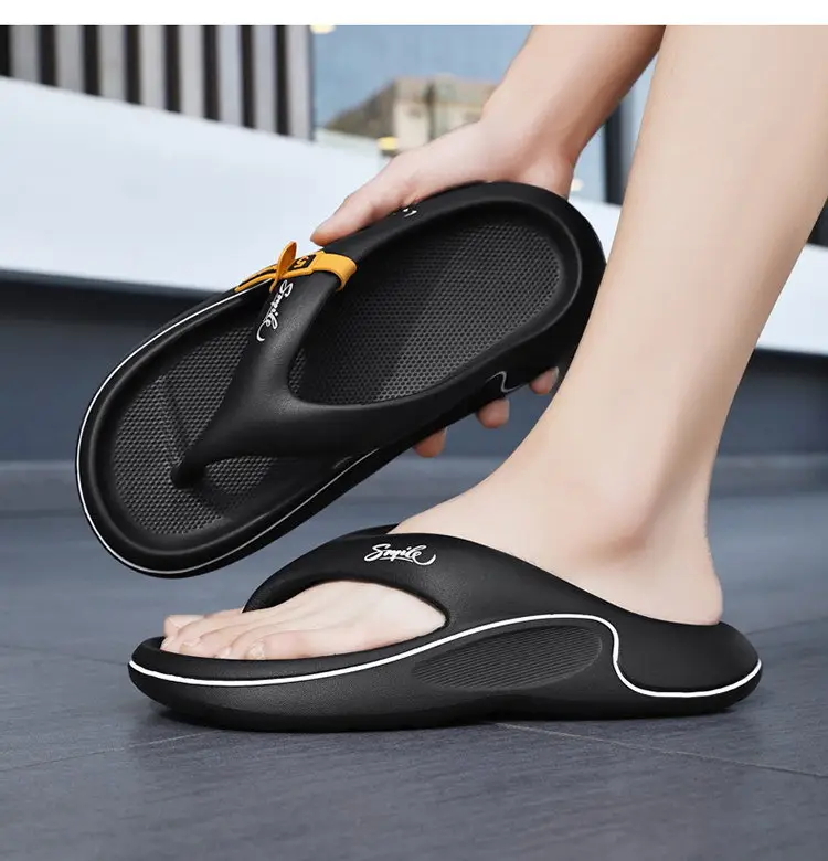 Men's Summer Thick-Soled Wear-Resistant Beach Sandals, Non-Slip, Anti-Odor, Soft-Soled High-End Men's Slippers — feature 16