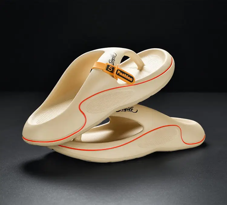 Men's Summer Thick-Soled Wear-Resistant Beach Sandals, Non-Slip, Anti-Odor, Soft-Soled High-End Men's Slippers — feature 20
