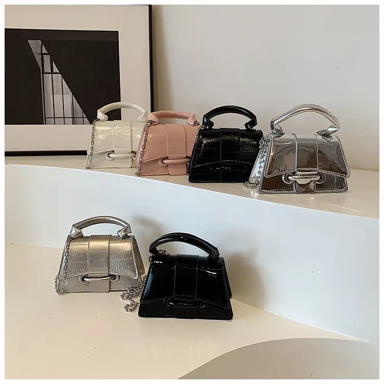 Patent Leather Shiny Mini Bag Women 2024