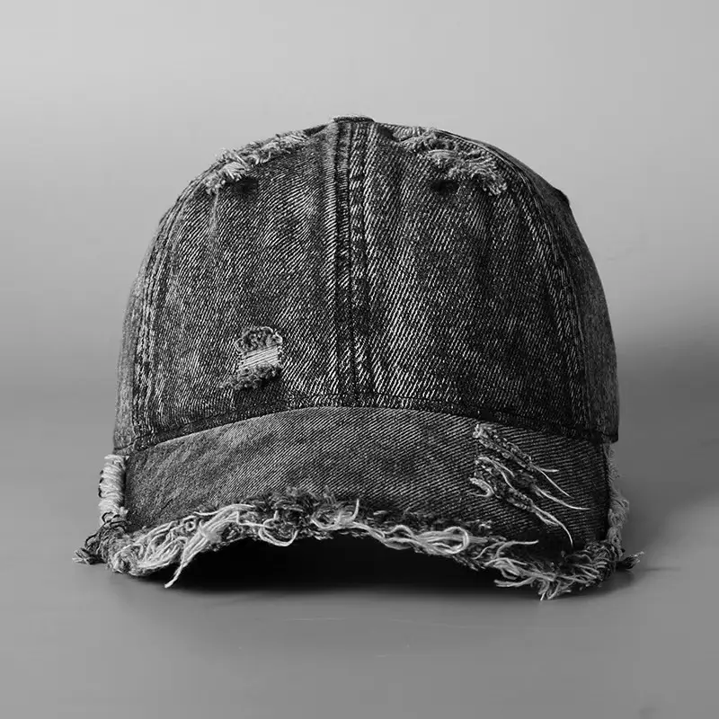 Washed Denim Baseball Cap for Men Women - Image 5
