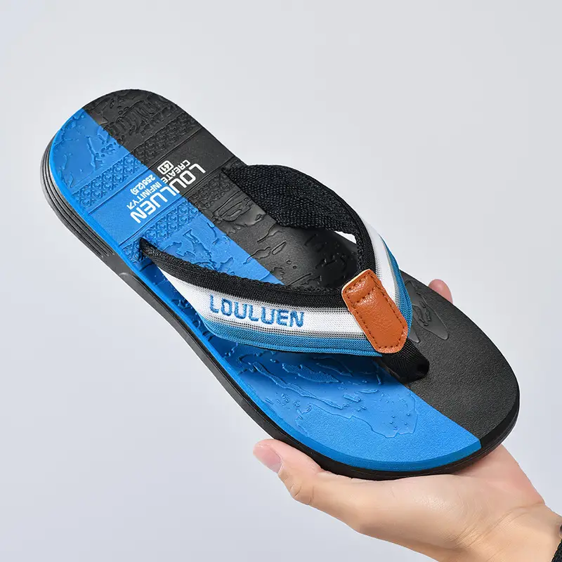 Fujian manufacturers 2024 new men's flip-flops summer slippers men's non-slip beach fashion trend outdoor sandals - Image 6