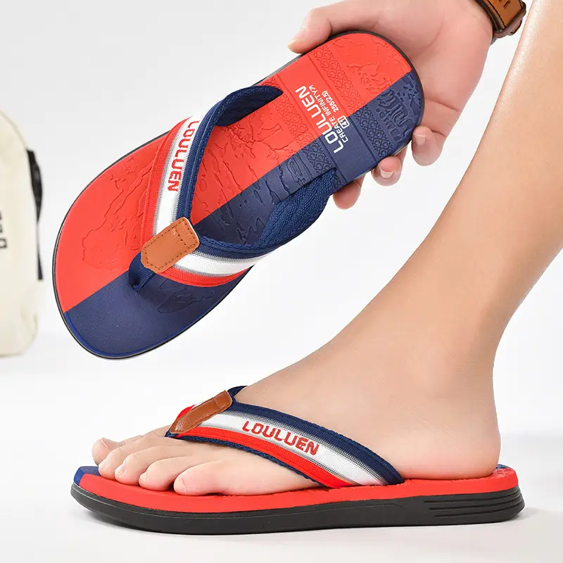 Fujian manufacturers 2024 new men's flip-flops summer slippers men's non-slip beach fashion trend outdoor sandals - Image 7
