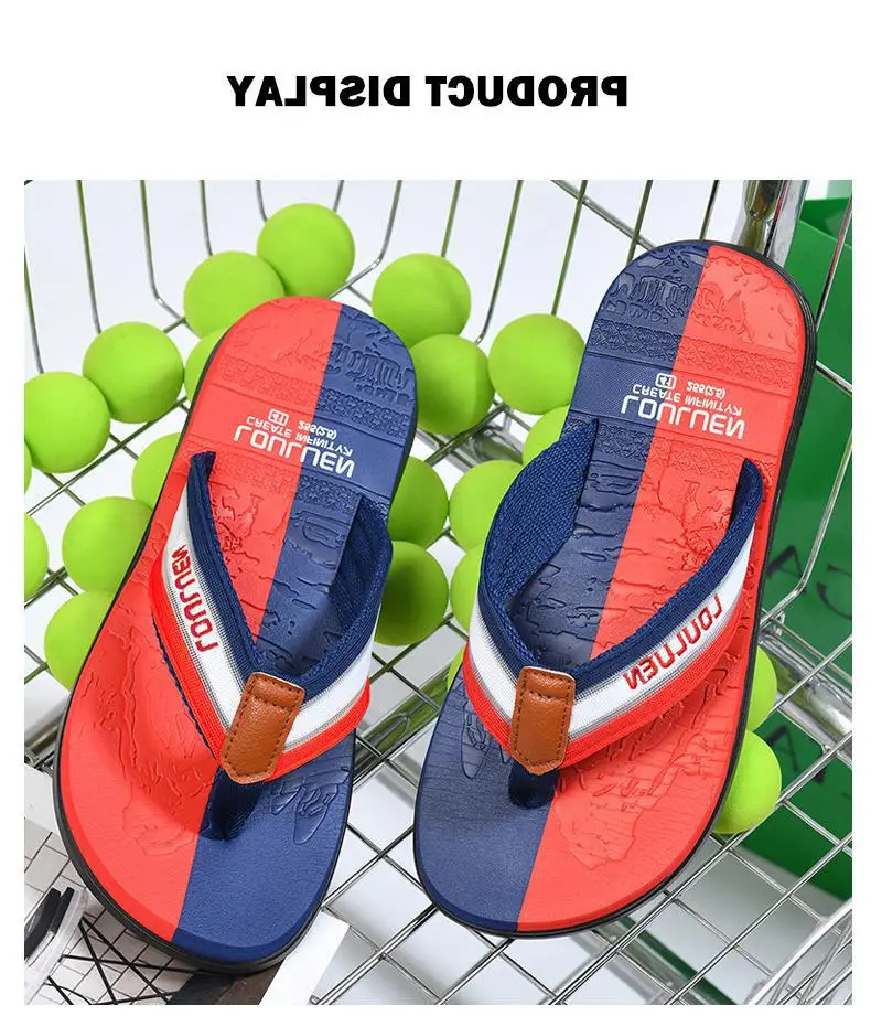 Fujian manufacturers 2024 new men's flip-flops summer slippers men's non-slip beach fashion trend outdoor sandals — feature 6