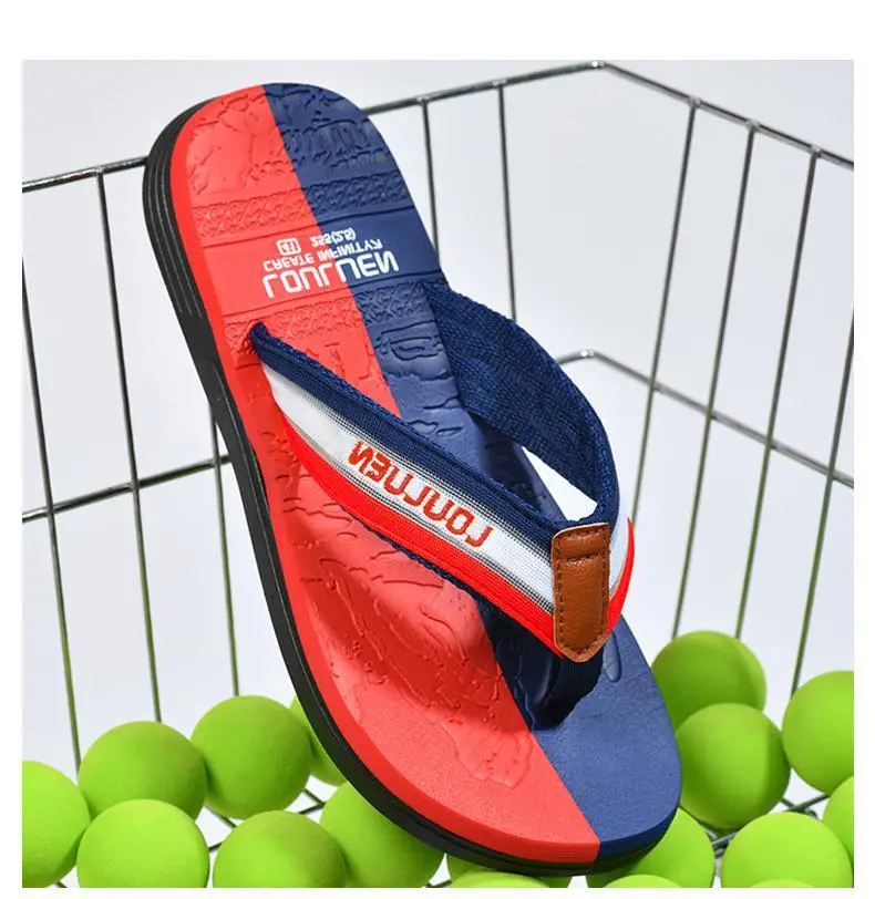 Fujian manufacturers 2024 new men's flip-flops summer slippers men's non-slip beach fashion trend outdoor sandals — feature 8