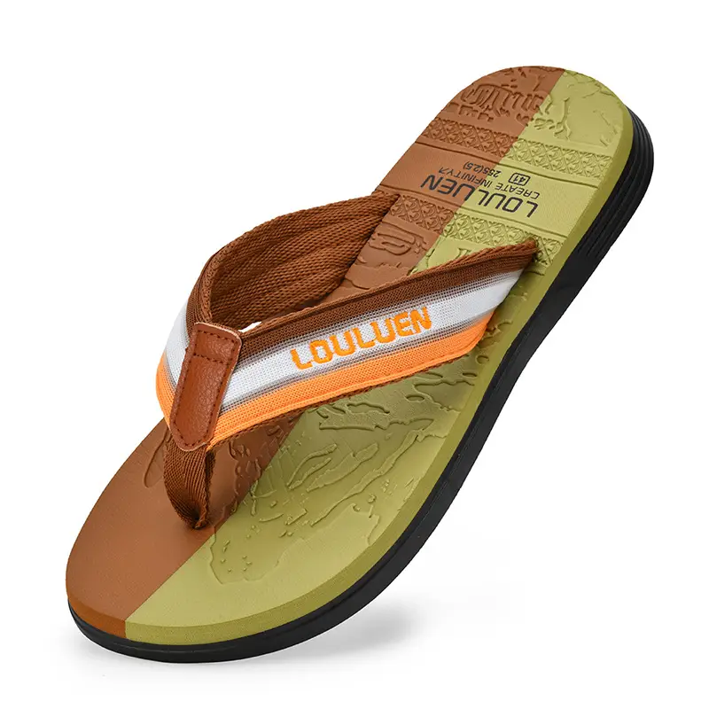 Fujian manufacturers 2024 new men's flip-flops summer slippers men's non-slip beach fashion trend outdoor sandals - Image 3