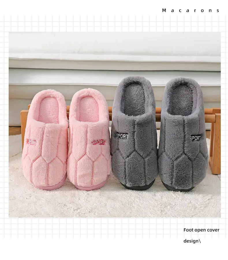 2024 New Winter Cotton Slippers Warm Thickened Anti-Slip Indoor Cotton Shoes Men's Cotton Slippers Women's Autumn and Winter Dual-Purpose — feature 13