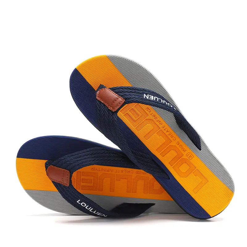 Fujian manufacturers Lu Lu An new men's flip-flops summer slippers men's non-slip beach fashion trend outdoor cool - Image 2