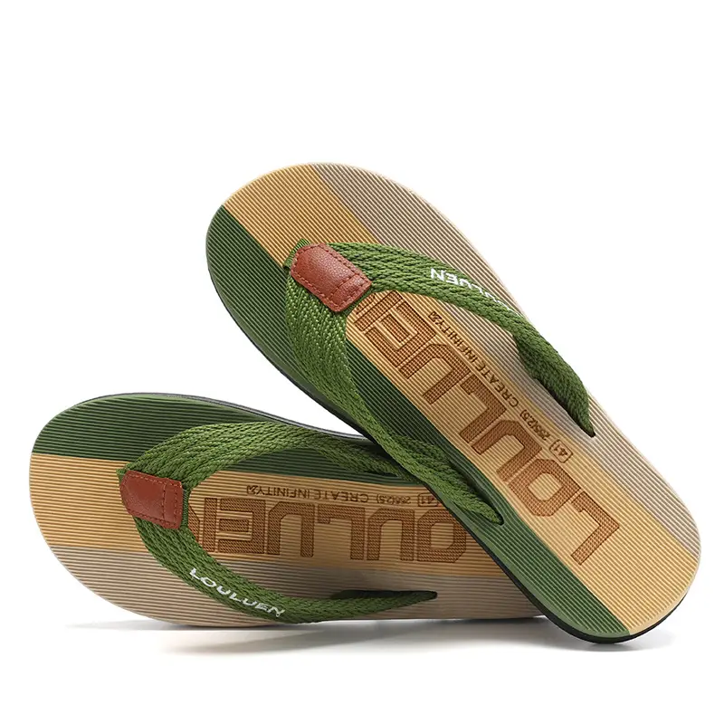 Fujian manufacturers Lu Lu An new men's flip-flops summer slippers men's non-slip beach fashion trend outdoor cool - Image 3