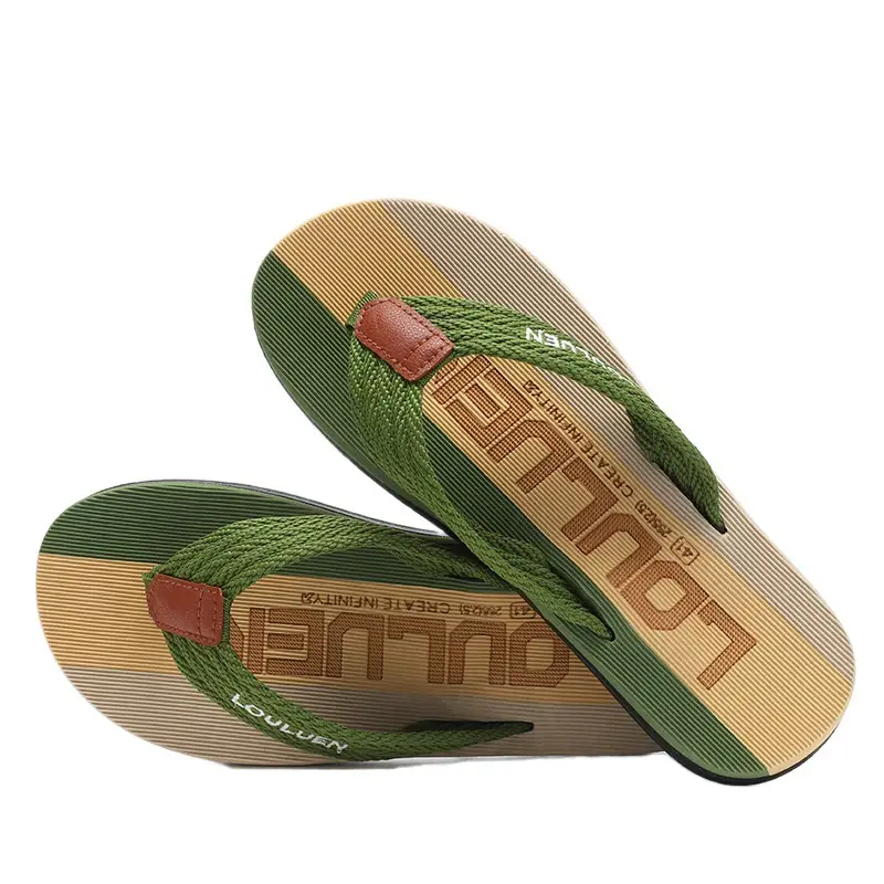 Fujian manufacturers Lu Lu An new men's flip-flops summer slippers men's non-slip beach fashion trend outdoor cool - Image 6