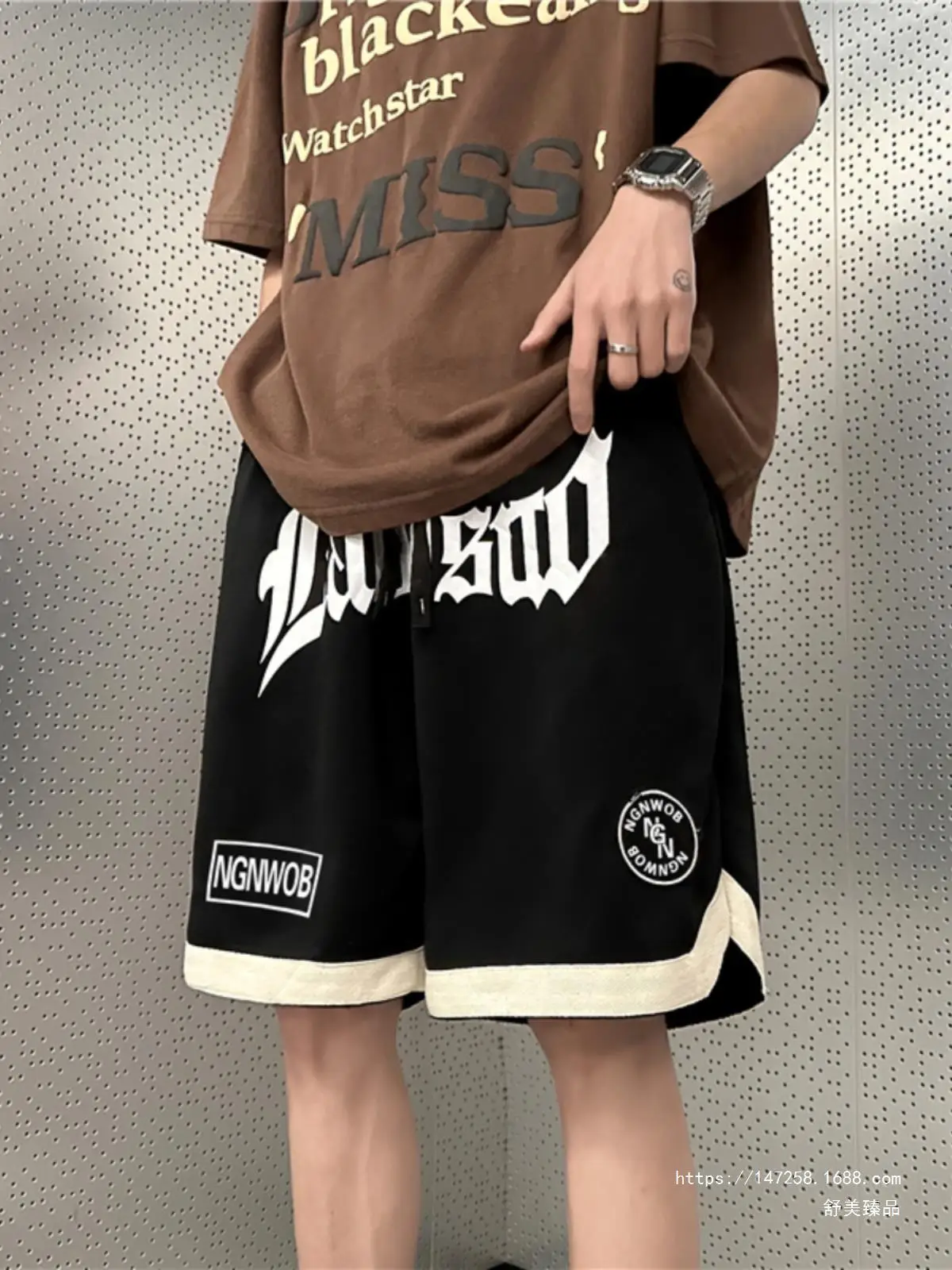 Men's American Style Basketball Shorts High Street Trendy