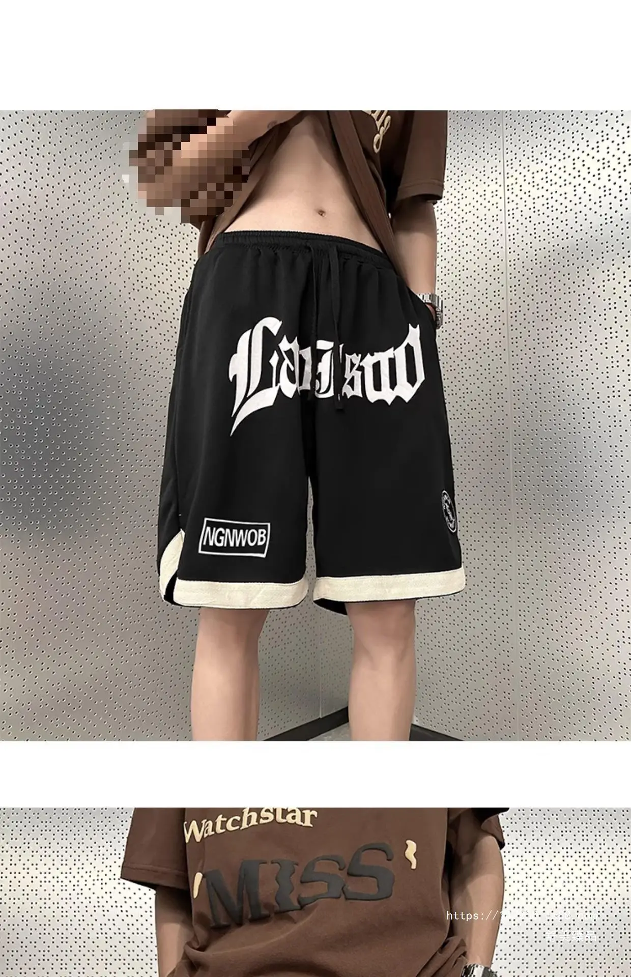 Men's American Style Basketball Shorts High Street Trendy — feature 3