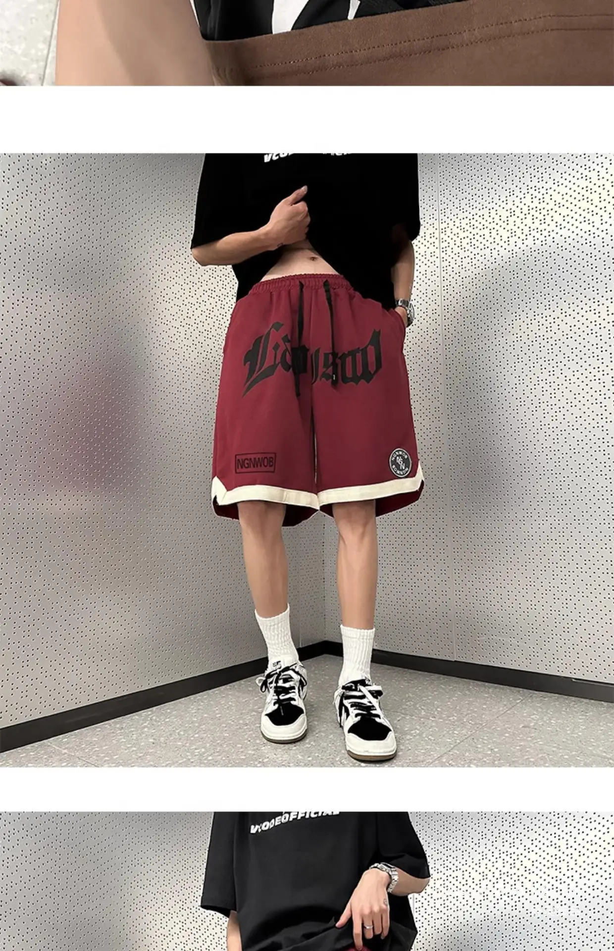 Men's American Style Basketball Shorts High Street Trendy — feature 8