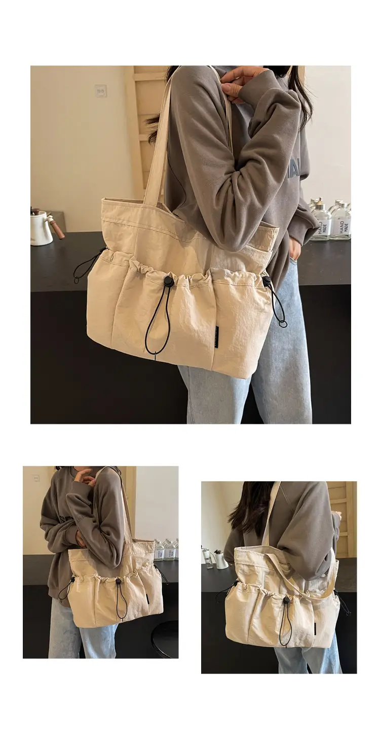 Women Pleated Shoulder Bag Autumn Winter Large Capacity — feature 13