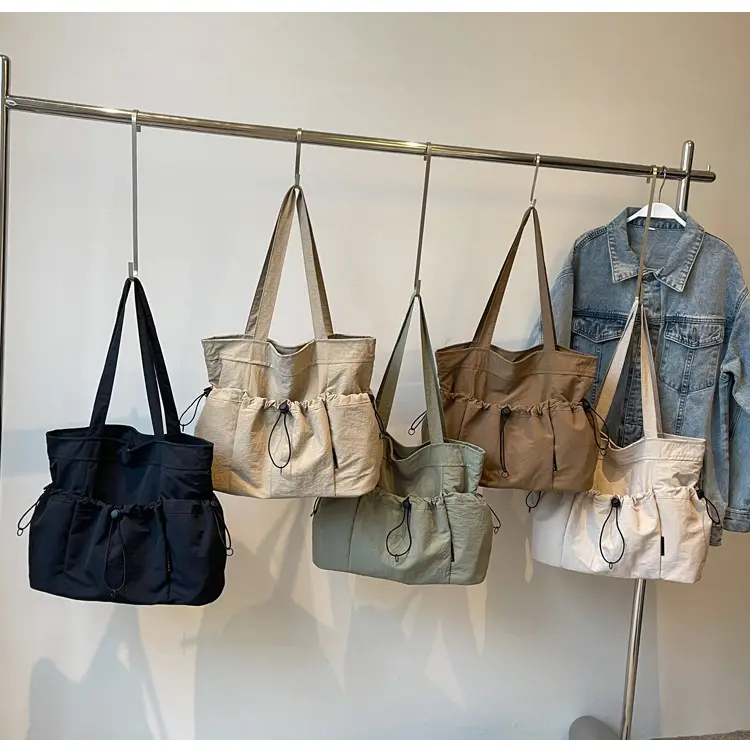 Women Pleated Shoulder Bag Autumn Winter Large Capacity — feature 14