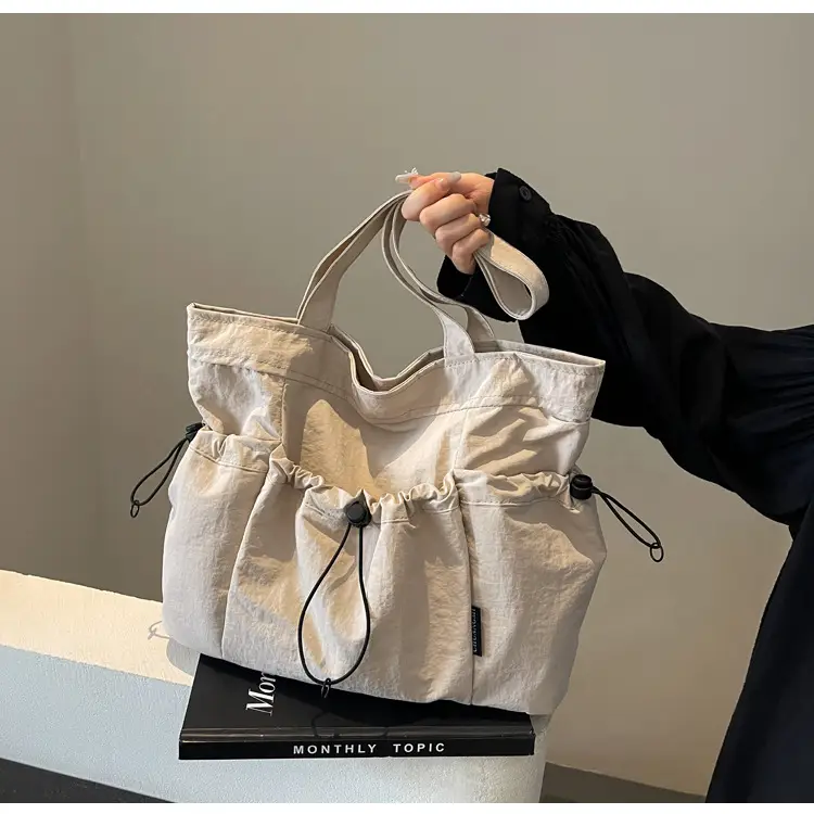 Women Pleated Shoulder Bag Autumn Winter Large Capacity — feature 26