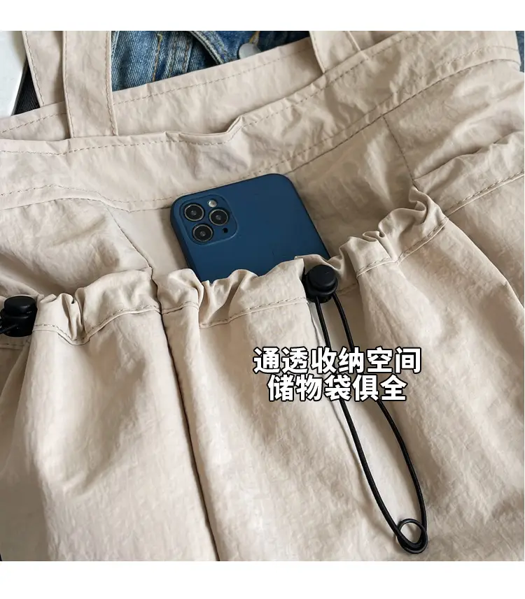 Women Pleated Shoulder Bag Autumn Winter Large Capacity — feature 5