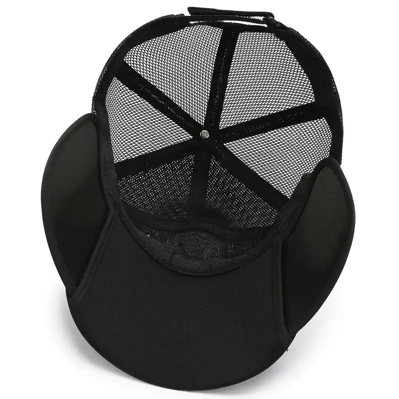 2024 New Letter Thin Sun Visor Cap Unisex Breathable Black - Image 11