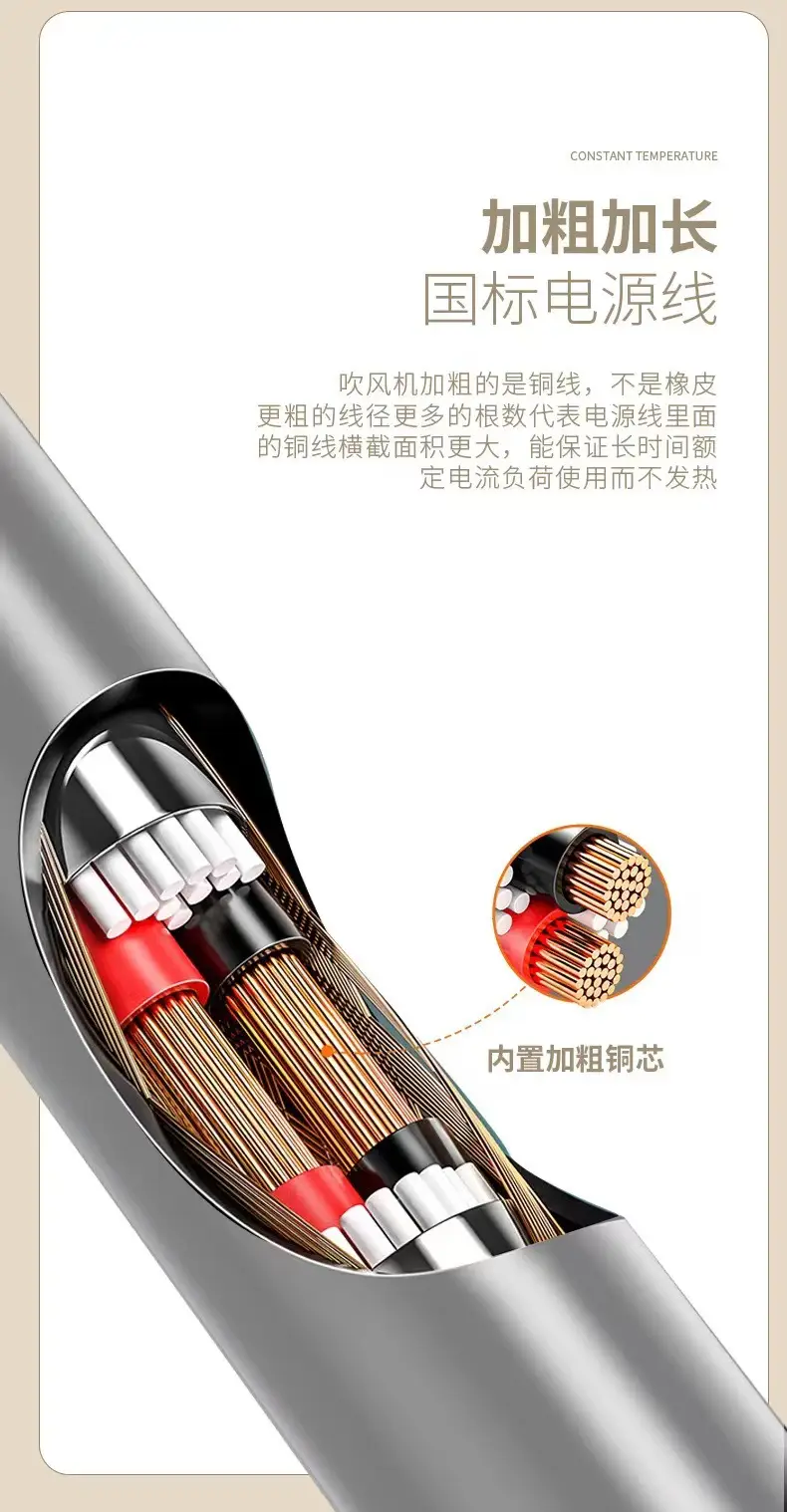 Hair Dryer with Negative Ions & Strong Wind — feature 22