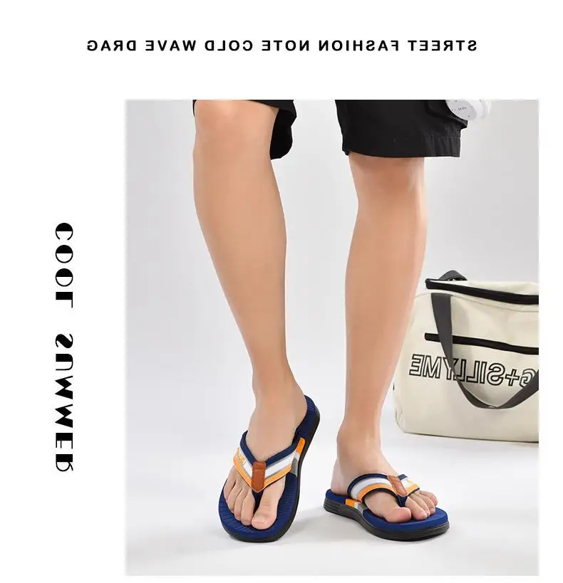 Fujian manufacturers cross-border new flip-flops men's non-slip beach sandals men's outdoor flip-flops summer fashion — feature 10