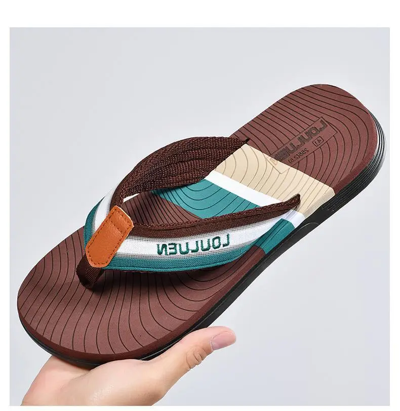 Fujian manufacturers cross-border new flip-flops men's non-slip beach sandals men's outdoor flip-flops summer fashion — feature 14