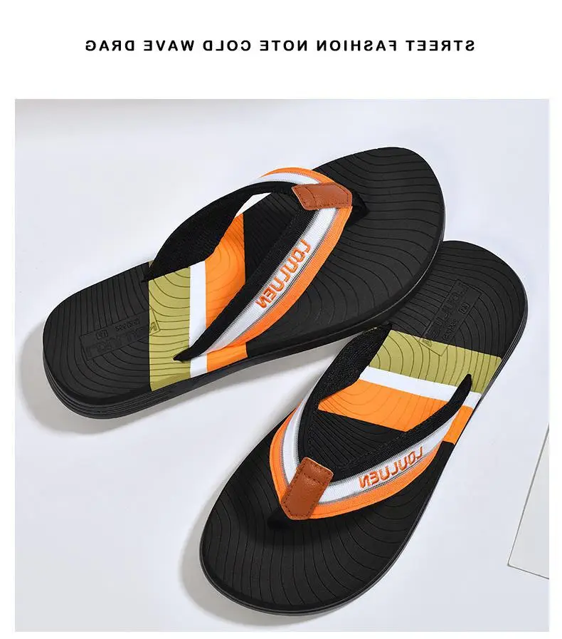 Fujian manufacturers cross-border new flip-flops men's non-slip beach sandals men's outdoor flip-flops summer fashion — feature 15
