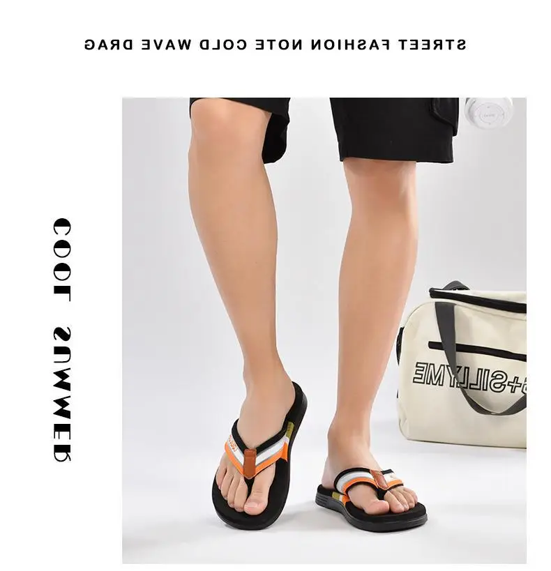 Fujian manufacturers cross-border new flip-flops men's non-slip beach sandals men's outdoor flip-flops summer fashion — feature 16