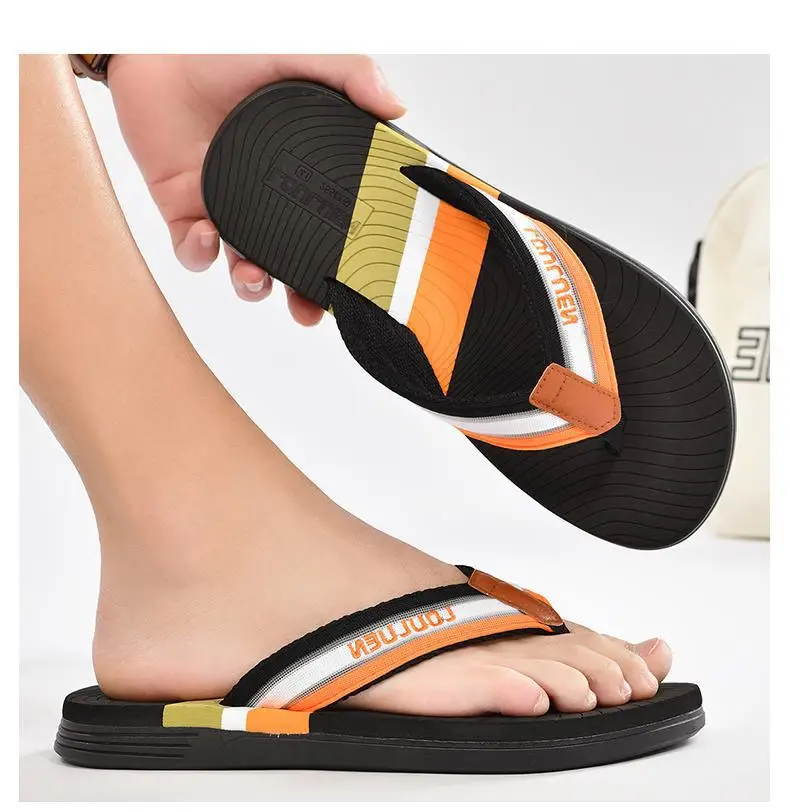 Fujian manufacturers cross-border new flip-flops men's non-slip beach sandals men's outdoor flip-flops summer fashion — feature 17