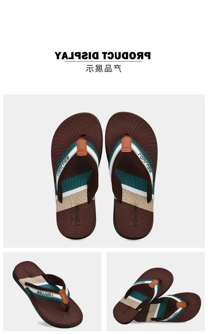 Fujian manufacturers cross-border new flip-flops men's non-slip beach sandals men's outdoor flip-flops summer fashion — feature 18