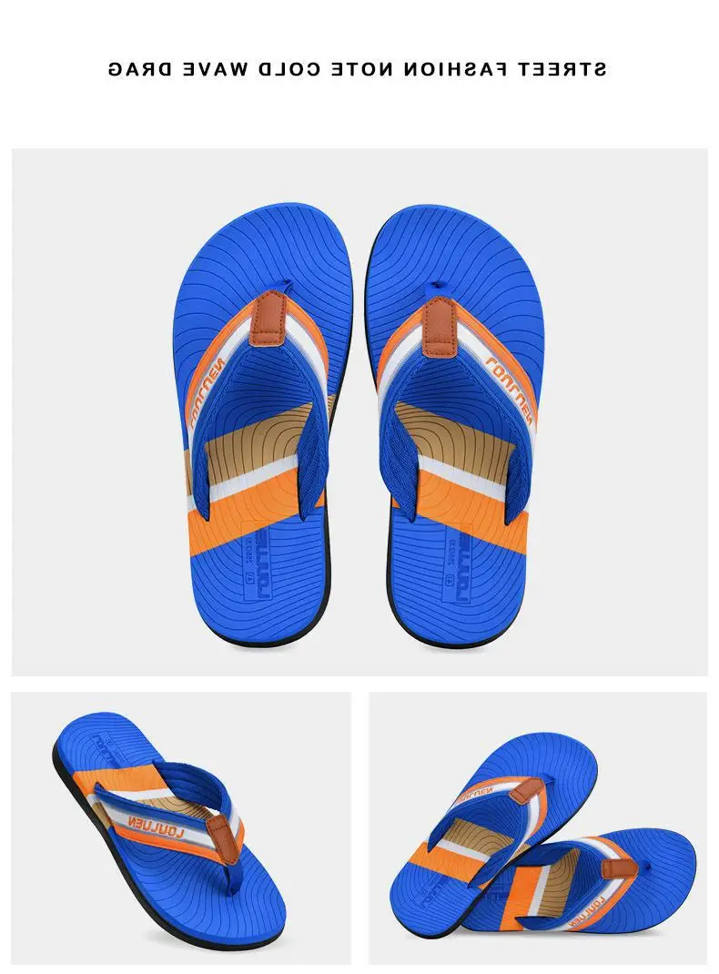Fujian manufacturers cross-border new flip-flops men's non-slip beach sandals men's outdoor flip-flops summer fashion — feature 19