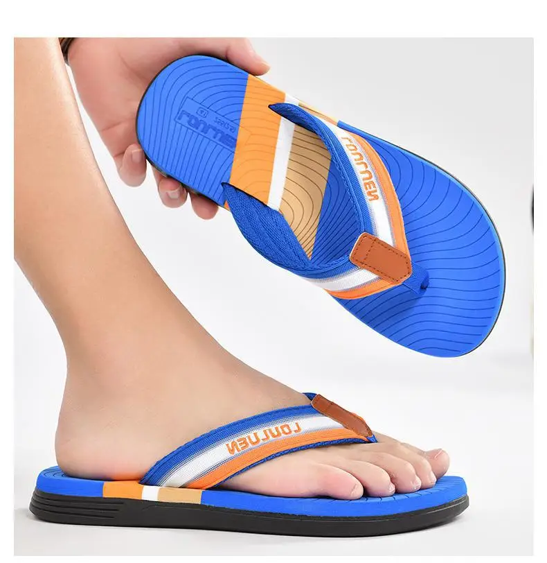 Fujian manufacturers cross-border new flip-flops men's non-slip beach sandals men's outdoor flip-flops summer fashion — feature 8