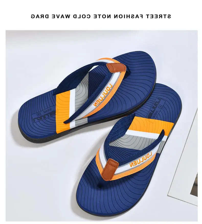 Fujian manufacturers cross-border new flip-flops men's non-slip beach sandals men's outdoor flip-flops summer fashion — feature 9