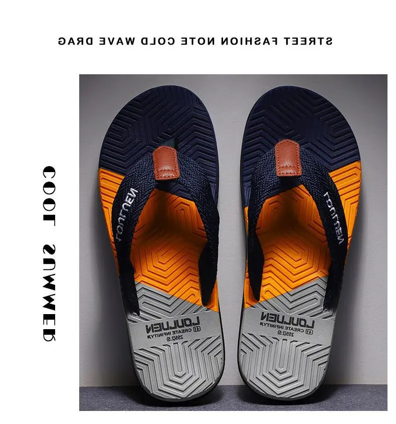 Fujian manufacturers 2024 new men's flip-flops outerwear summer slippers flip-flops men's beach shoes casual sandals men — feature 7