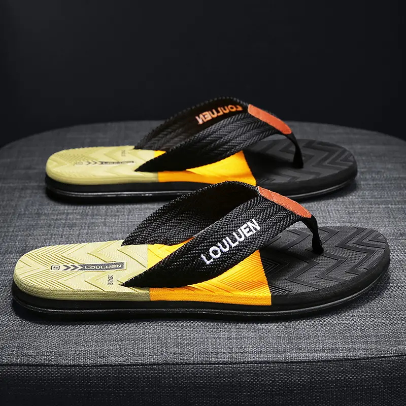 Fujian manufacturers 2024 new men's flip-flops outerwear summer slippers flip-flops men's beach shoes casual sandals men - Image 5