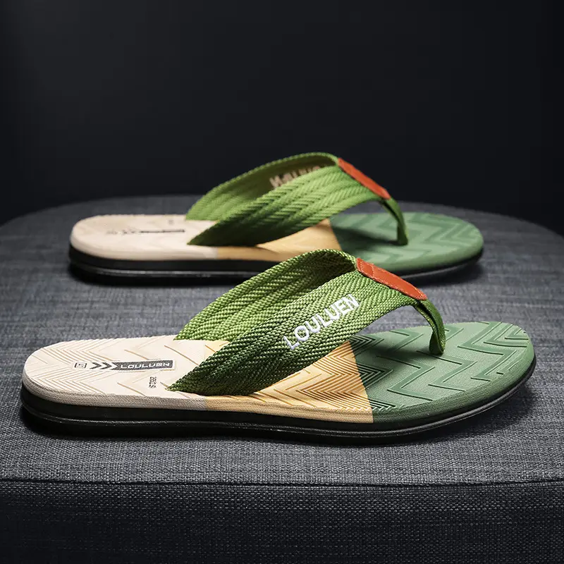 Fujian manufacturers 2024 new men's flip-flops outerwear summer slippers flip-flops men's beach shoes casual sandals men - Image 6
