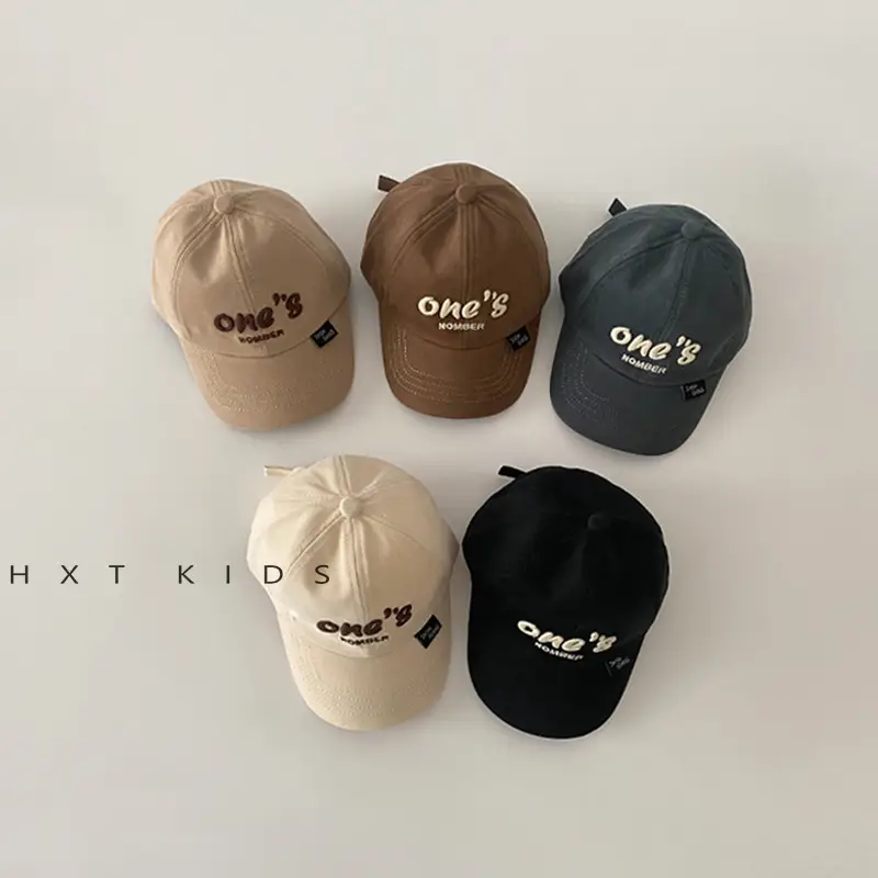 Children's One's One Cap Sunshade Hat Set - Image 8