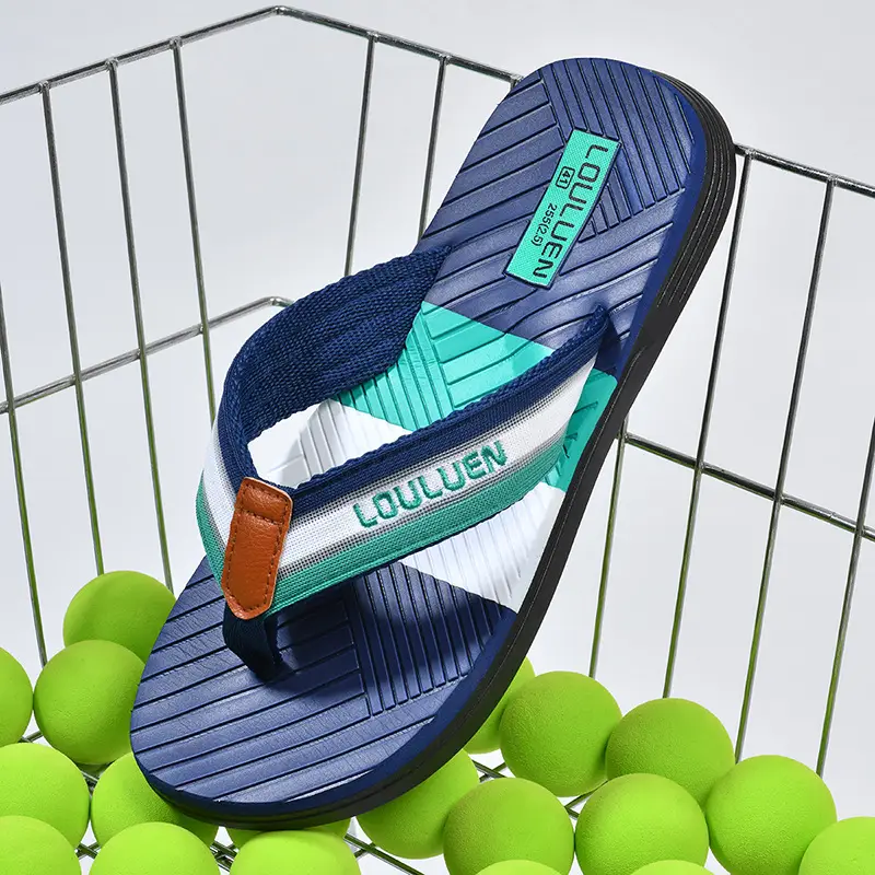 Fujian manufacturers summer new men's flip-flops non-slip outer wear flip-flops men's outdoor beach shoes Europe and the United States cool - Image 6